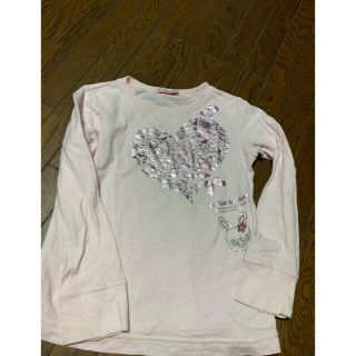 メゾピアノ(mezzo piano)のメゾピアノ★mezzo piano★長袖Tシャツ★長袖カットソー★120みみぽぽ(Tシャツ/カットソー)