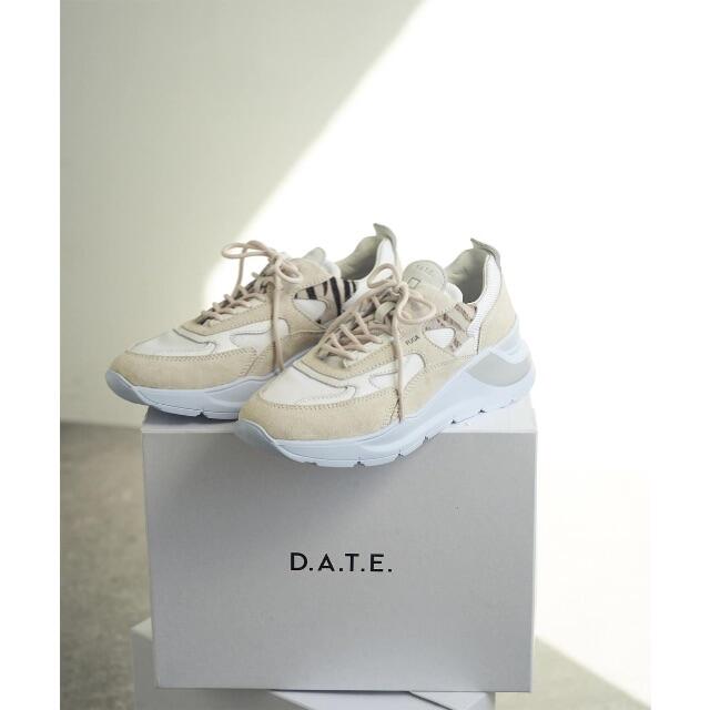 L'Appartement DEUXIEME CLASSE - Whim Gazette 新品【D.A.T.E.】別注ダットスニーカーWH
