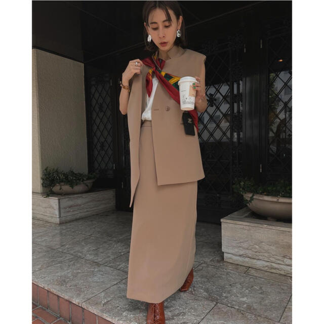 レディース その他Ameri 新品★OTONA WRAP VEST SET UP DRESS