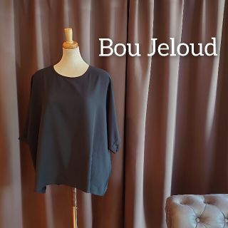 ブージュルード(Bou Jeloud)のDUM10 新品同様 BouJeloud トップス ブラック ドルマン F(シャツ/ブラウス(長袖/七分))