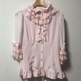 アンジェリックプリティー(Angelic Pretty)の【Angelic Pretty】シアーレースブラウス(シャツ/ブラウス(長袖/七分))