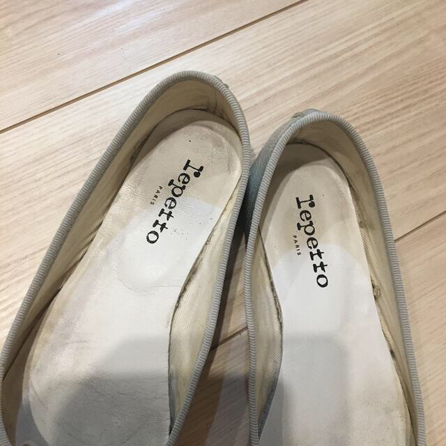 repetto(レペット)のrepetto シルバーバレエシューズ レディースの靴/シューズ(バレエシューズ)の商品写真