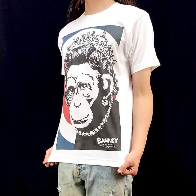 【Banksy】新品 バンクシー ビッグ プリント ターゲットマーク Tシャツ
