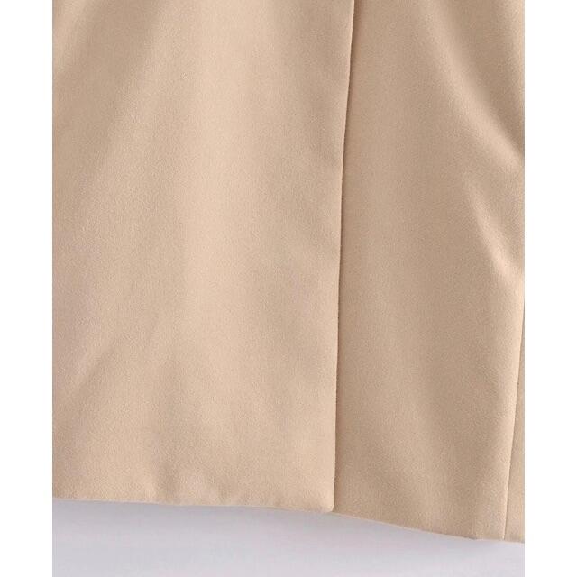 ZARA(ザラ)の🌰9月新作🌾5858◆beige ベージュ ロング チェスターコート レディースのジャケット/アウター(チェスターコート)の商品写真