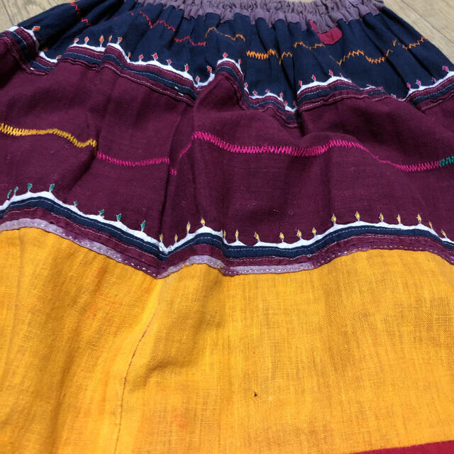 MALAIKA(マライカ)のマライカ〜ミラーワーク刺繍セット レディースのスカート(ひざ丈スカート)の商品写真