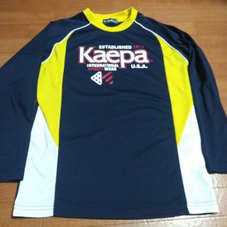 ケイパ(Kaepa)のケイパ　長袖Tシャツ　160　紺色黄色(Tシャツ/カットソー)