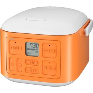 サンヨー(SANYO)のECJ-XQ30-D マイコン炊飯器3.0合炊き オレンジ vita cube(炊飯器)