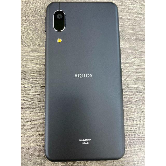 SHARP(シャープ)のAQUOS Sense3 Basic SIMフリー ブラック スマホ/家電/カメラのスマートフォン/携帯電話(スマートフォン本体)の商品写真