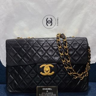 シャネル(CHANEL)の34cmデカロゴマトラッセ ヴィンテージ ゴールドチェーン(ショルダーバッグ)