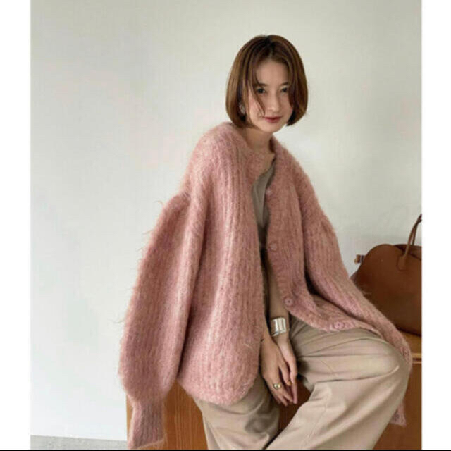 本日限定価格CLANE COLOR MOHAIR SHAGGY CARDIGAN