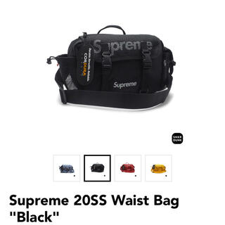 シュプリーム(Supreme)のSupreme 20SS Waist Bag "Black"(ショルダーバッグ)