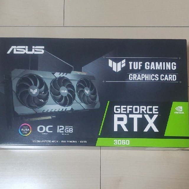 非LHR 新品未開封 ASUS RTX 3060 TUF OC