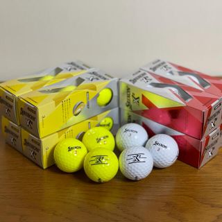 スリクソン(Srixon)のホワイト&イエロー 各5ダース  NEWスリクソン-X-2(ゴルフ)