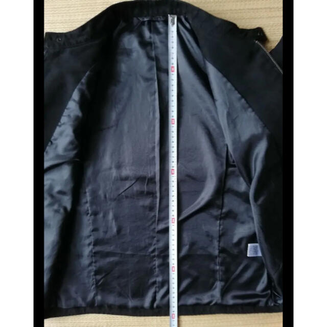 GU(ジーユー)のGU スエードタッチバイカーブルゾン　サイズS メンズのジャケット/アウター(ブルゾン)の商品写真