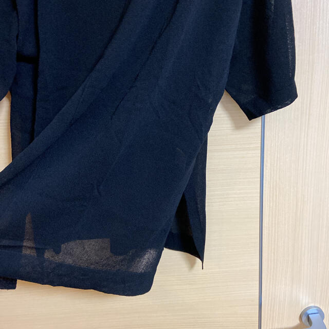 GU(ジーユー)のトップス　シアーオーバーサイズセーター　半袖 レディースのトップス(カットソー(半袖/袖なし))の商品写真