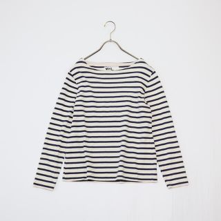 マーガレットハウエル(MARGARET HOWELL)のMHL,MARGARET HOWELL NAVAL STRIPE JERSEY(カットソー(長袖/七分))