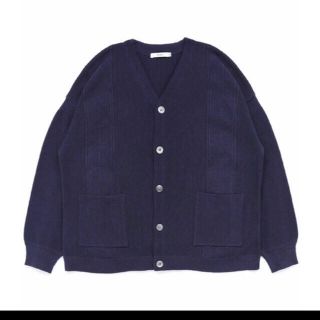 コモリ(COMOLI)のyashiki Konome Cardigan (NAVY)(カーディガン)