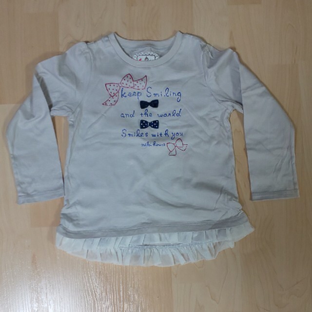 mikihouse(ミキハウス)のミキハウス 長袖Tシャツ 110cm キッズ/ベビー/マタニティのキッズ服女の子用(90cm~)(Tシャツ/カットソー)の商品写真