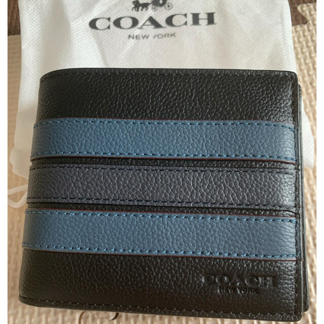 9cmマチ[コーチ] COACH 財布 (二つ折り財布)