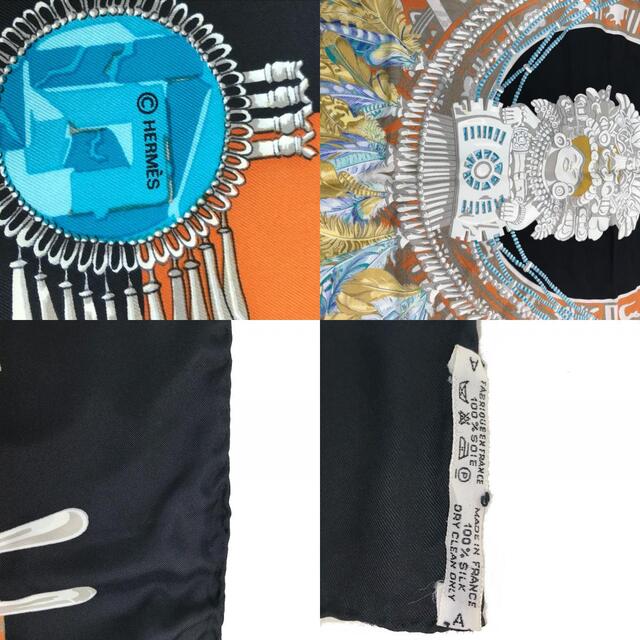 HERMES - エルメス HERMES カレ90 大仏 仏像 カーニバル HERMES - エルメス HERMES カレ90 大仏 仏像 カーニバル
