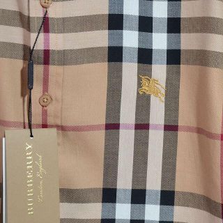 BURBERRY - BURBERRY バーバリー ノバチェック 長袖 シャツ ベージュ L