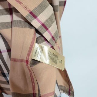 BURBERRY - BURBERRY バーバリー ノバチェック 長袖 シャツ ベージュ L