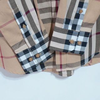 BURBERRY - BURBERRY バーバリー ノバチェック 長袖 シャツ ベージュ L