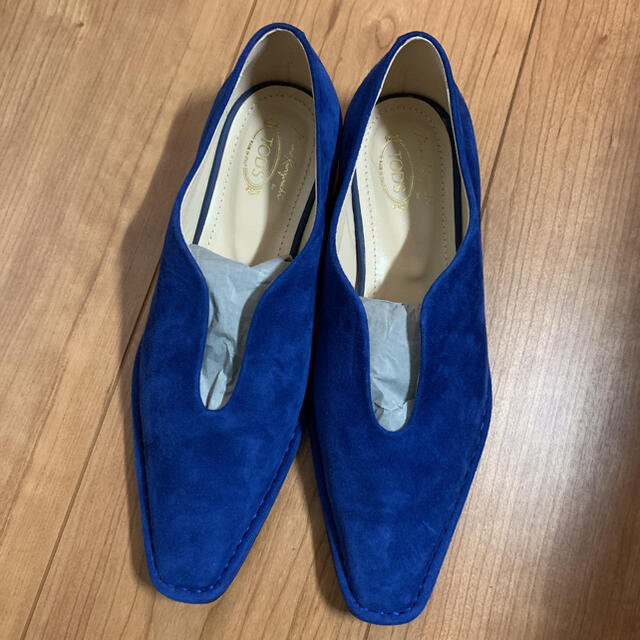 mame(マメ)のMame Kurogouchi for TOD'S スエード フラット パンプス レディースの靴/シューズ(ハイヒール/パンプス)の商品写真