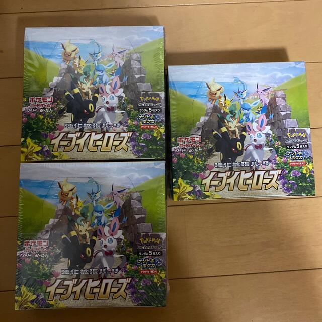 イーブイヒーローズ3BOX シュリンク付き イーブイヒーローズ3BOX シュリンク付き