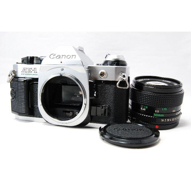 Canon AE-1 PROGRAM シルバー NEW FD 50mm F1.4 カメラ Canon AE-1 PROGRAM シルバー NEW FD 50mm F1.4 カメラ