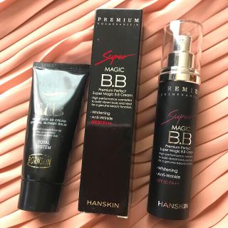 ハンスキン(HANSKIN)の【新品】HANSKIN スーパーマジックSPF30 ボーンスキン付 BBクリーム(BBクリーム)