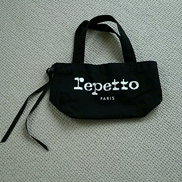 repetto(レペット)のレペット  ミニbagブラック レディースのバッグ(トートバッグ)の商品写真