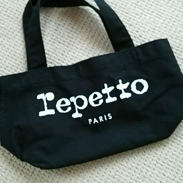 repetto(レペット)のレペット  ミニbagブラック レディースのバッグ(トートバッグ)の商品写真