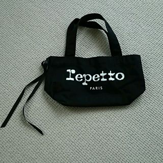 レペット(repetto)のレペット  ミニbagブラック(トートバッグ)