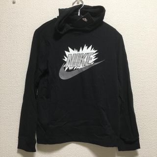 ナイキ(NIKE)のNIKE ナイキ パーカー　長袖　ロンT 160 男の子　ブラック　Tシャツ　黒(Tシャツ/カットソー)