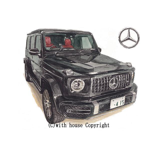 GC-1697メルセデスAMG G63限定版画サイン額装作家平右ヱ門 1