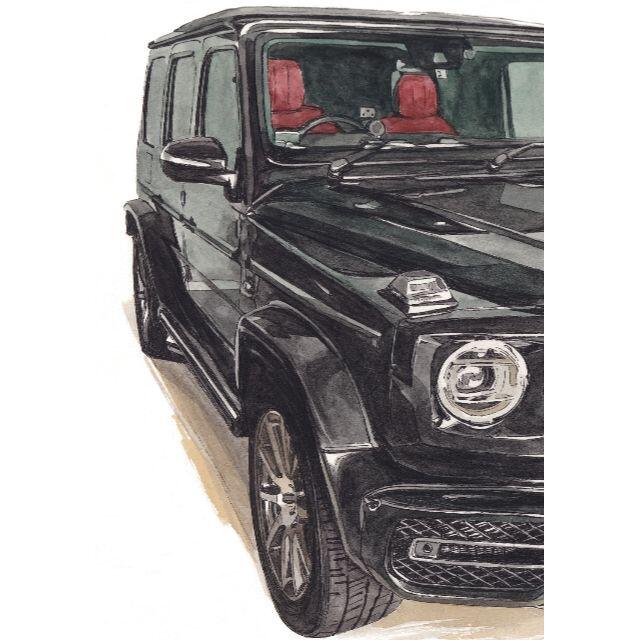 GC-1697メルセデスAMG G63限定版画サイン額装作家平右ヱ門 2