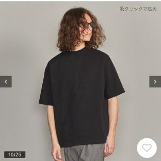 ビューティアンドユースユナイテッドアローズ(BEAUTY&YOUTH UNITED ARROWS)のＢＹ　クリスピーコットン　樽型　モックネック　Ｔシャツ　(Tシャツ/カットソー(七分/長袖))