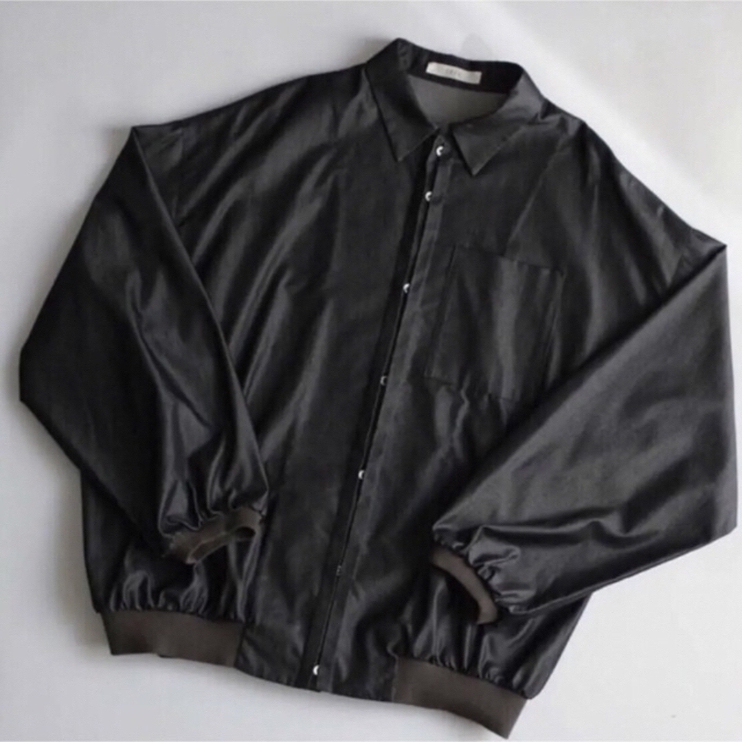 seya(セヤ)の【seya.】PUFFY SHIRT BLOUSON SILK DENIM メンズのジャケット/アウター(ブルゾン)の商品写真