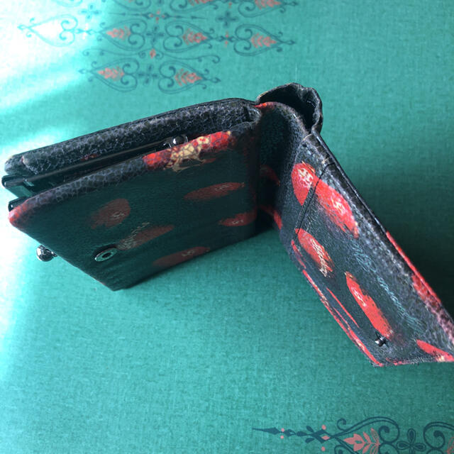HYSTERIC GLAMOUR(ヒステリックグラマー)のヒステリックグラマー　スカルベリー　折り財布ジャンク品 レディースのファッション小物(財布)の商品写真