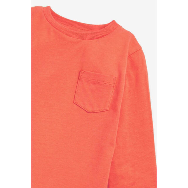 NEXT(ネクスト)のオレンジ/チョコレート 長袖Tシャツ5枚組（3m-7y） キッズ/ベビー/マタニティのベビー服(~85cm)(シャツ/カットソー)の商品写真