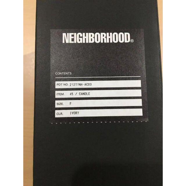 NEIGHBORHOOD(ネイバーフッド)の★NEIGHBORHOOD★ 45 / CANDLE アイボリー ハンドメイドのインテリア/家具(アロマ/キャンドル)の商品写真