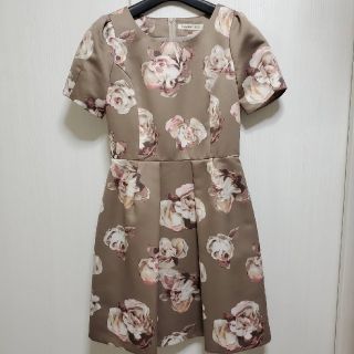 ストロベリーフィールズ(STRAWBERRY-FIELDS)のrose様専用　美品 ストロベリーフィールズ 花柄 ワンピース(ひざ丈ワンピース)