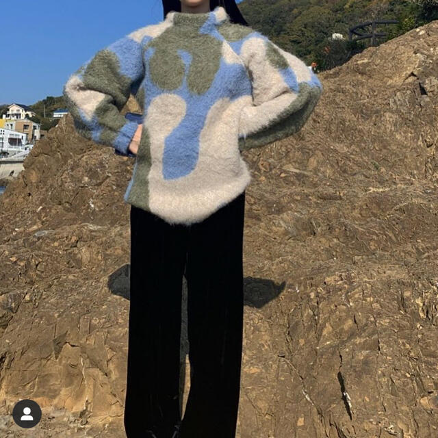 LEINWANDE Nature Camo Top / Blue zamzambank.com