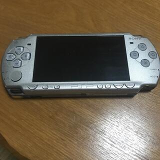 ソニー(SONY)のPSP シルバー  ジャンク(携帯用ゲーム機本体)