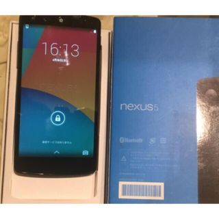 アンドロイド(ANDROID)の【新品同等】Google Nexus 5 LG-D821 32GB ブラック(スマートフォン本体)