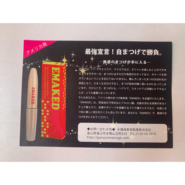 水橋保寿堂製薬 - お得な2本セット【新品未開封】エマーキット（EMAKED ...