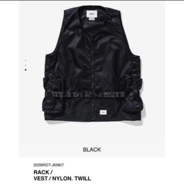 【Mサイズ】 WTAPS RACK VEST BLACK