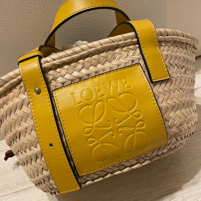 LOEWE ショルダーバッグ  かごバッグ　アナグラム ロエベ   美品