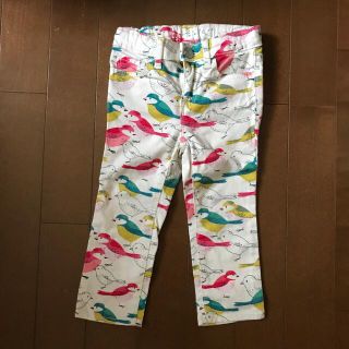 ベビーギャップ(babyGAP)のbabygap 鳥柄スキニーパンツ　90cm(パンツ/スパッツ)